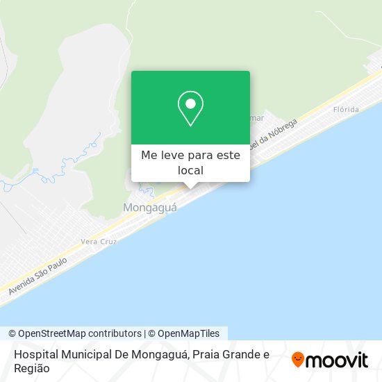 Hospital Municipal De Mongaguá mapa