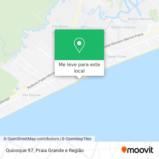 Quiosque 97 mapa