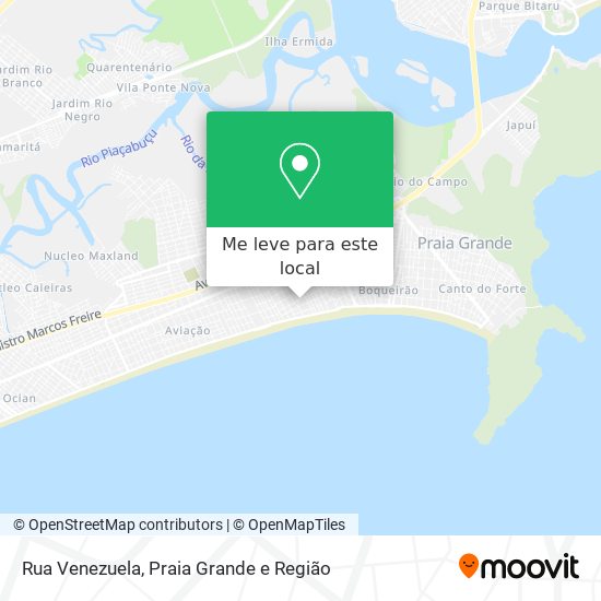 Rua Venezuela mapa