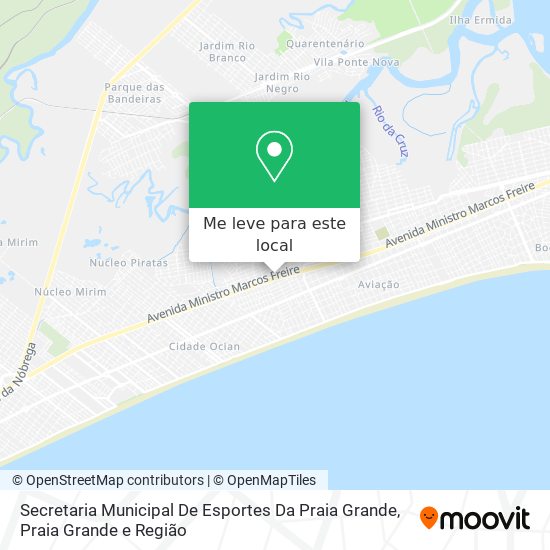 Secretaria Municipal De Esportes Da Praia Grande mapa