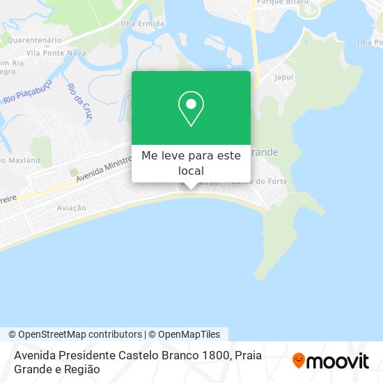 Avenida Presidente Castelo Branco 1800 mapa