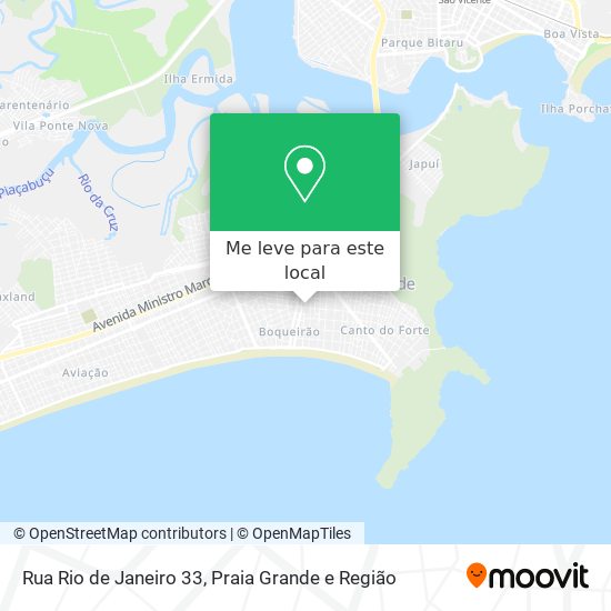 Rua Rio de Janeiro 33 mapa