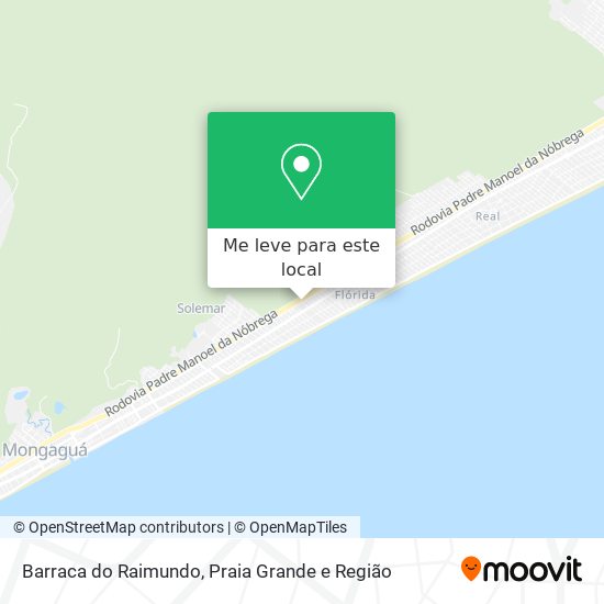 Barraca do Raimundo mapa
