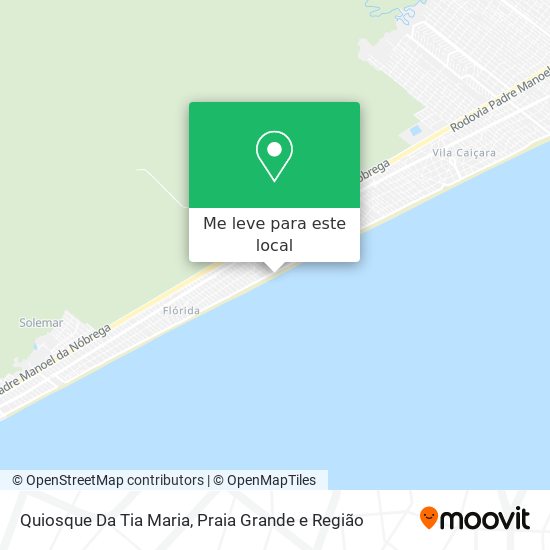 Quiosque Da Tia Maria mapa