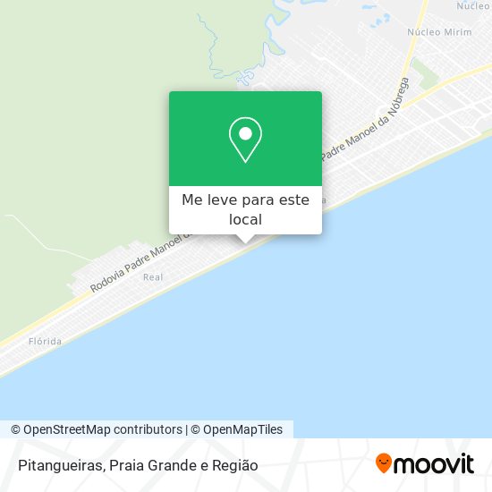 Pitangueiras mapa