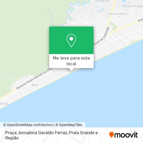 Praça Jornalista Geraldo Ferraz mapa