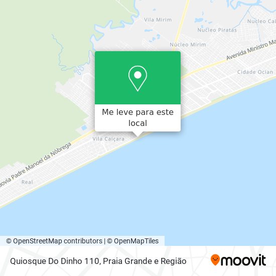 Quiosque Do Dinho 110 mapa