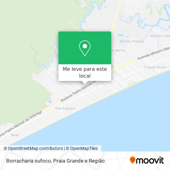 Borracharia sufoco mapa
