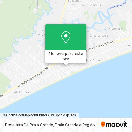 Prefeitura De Praia Grande mapa