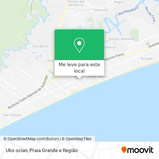 Ubs ocian mapa