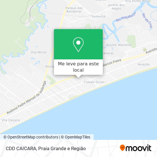 CDD CAICARA mapa