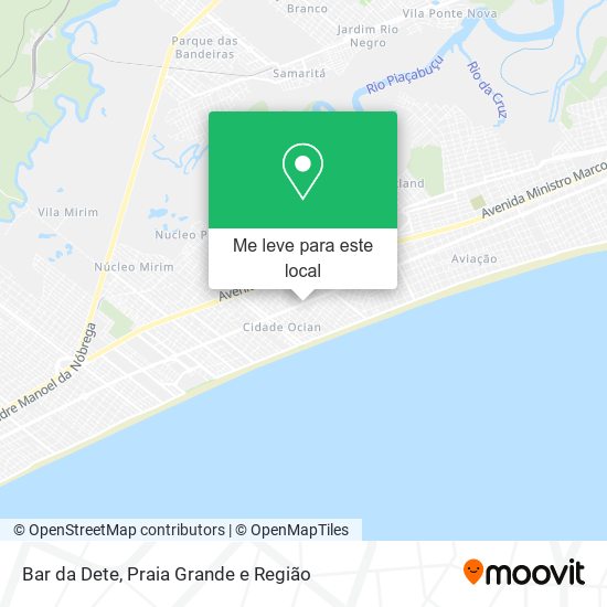 Bar da Dete mapa