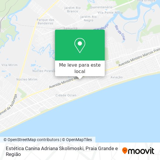 Estética Canina Adriana Skolimoski mapa