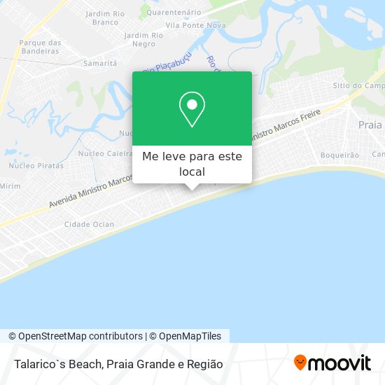 Talarico`s Beach mapa