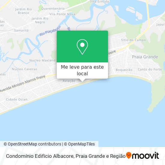 Condomínio Edifício Albacore mapa