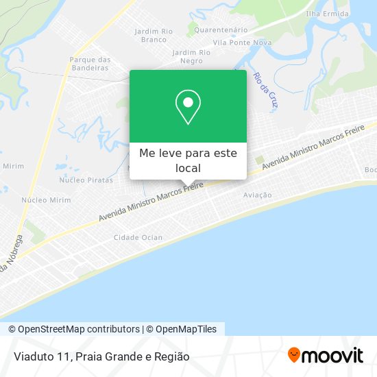 Viaduto 11 mapa