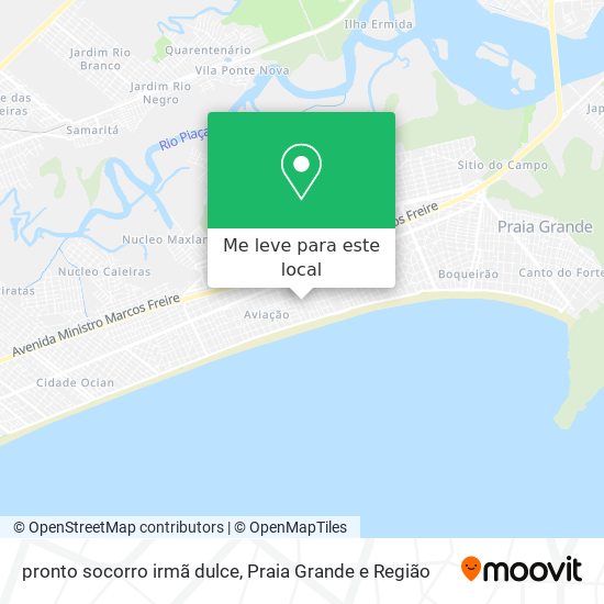 pronto socorro irmã dulce mapa