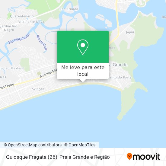 Quiosque Fragata (26) mapa