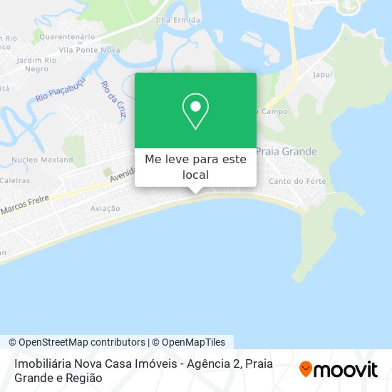 Imobiliária Nova Casa Imóveis - Agência 2 mapa