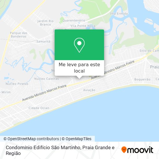 Condomínio Edifício São Martinho mapa