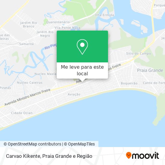 Carvao Kikente mapa