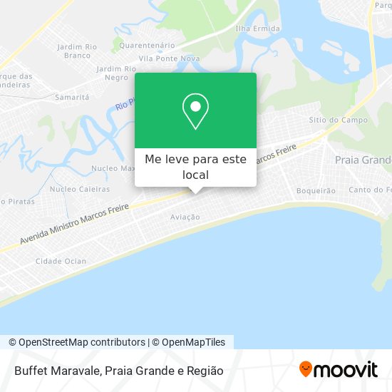 Buffet Maravale mapa