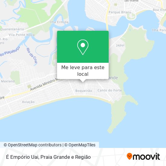 É Empório Uai mapa