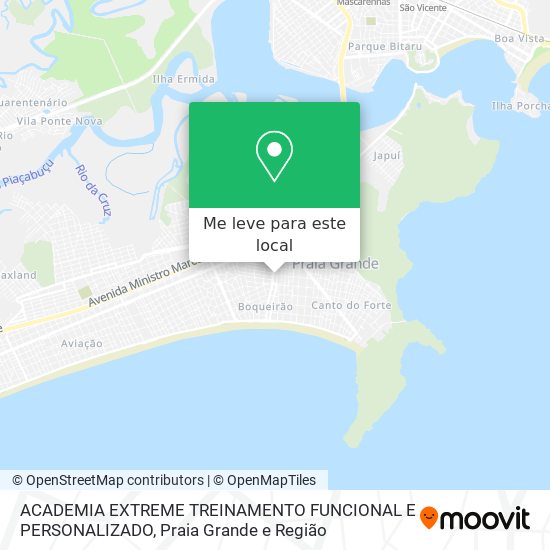 ACADEMIA EXTREME TREINAMENTO FUNCIONAL E PERSONALIZADO mapa