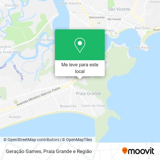 Geração Games mapa