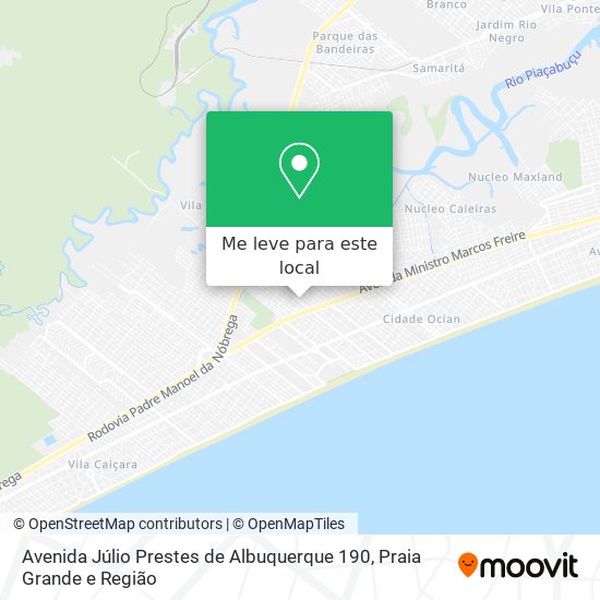 Avenida Júlio Prestes de Albuquerque 190 mapa