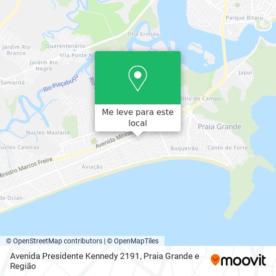 Avenida Presidente Kennedy 2191 mapa