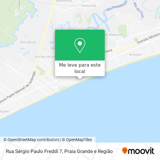 Rua Sérgio Paulo Freddi 7 mapa