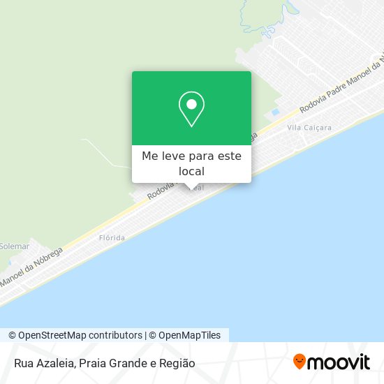 Rua Azaleia mapa