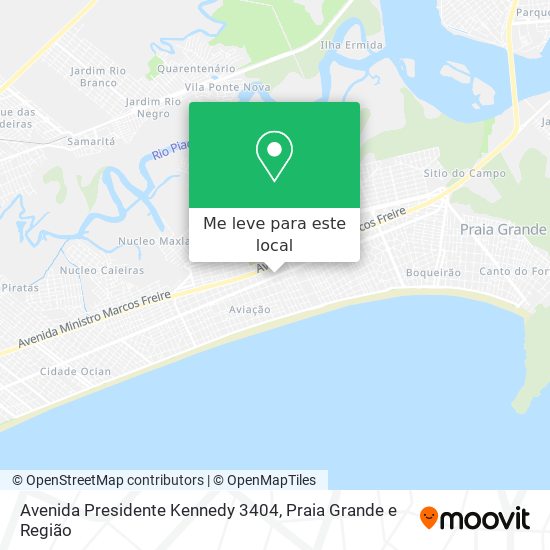 Avenida Presidente Kennedy 3404 mapa
