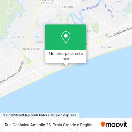 Rua Oceânica Amábile 28 mapa