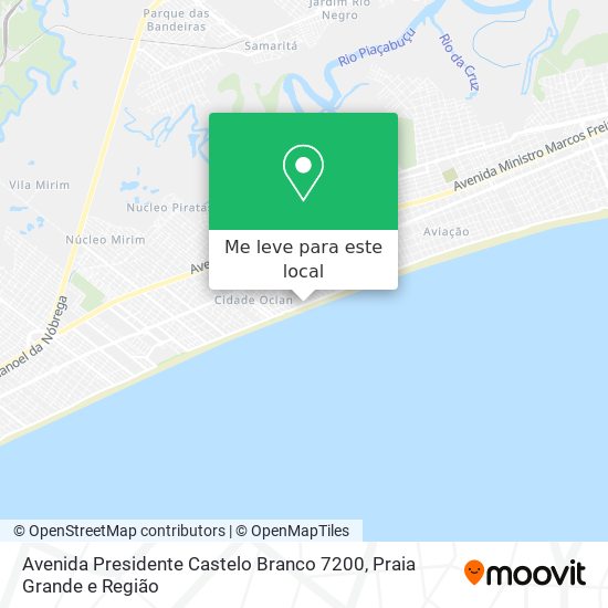 Avenida Presidente Castelo Branco 7200 mapa