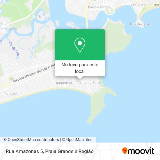 Rua Amazonas 5 mapa