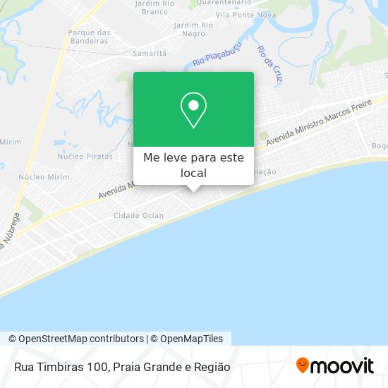 Rua Timbiras 100 mapa