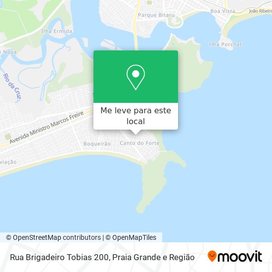 Rua Brigadeiro Tobias 200 mapa