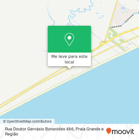 Rua Doutor Gervásio Bonavides 466 mapa