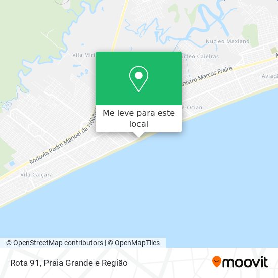 Rota 91 mapa