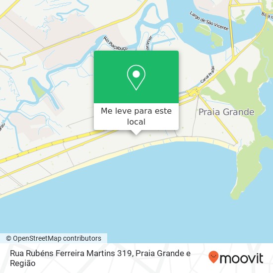 Rua Rubéns Ferreira Martins 319 mapa