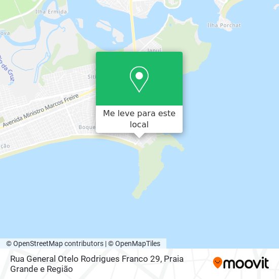 Rua General Otelo Rodrigues Franco 29 mapa