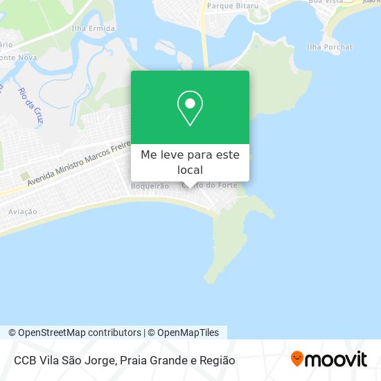 CCB Vila São Jorge mapa