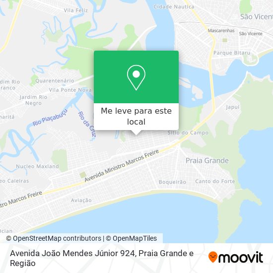 Avenida João Mendes Júnior 924 mapa