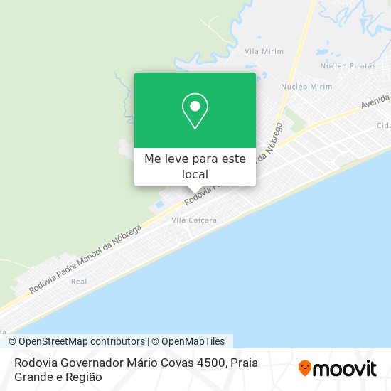 Rodovia Governador Mário Covas 4500 mapa