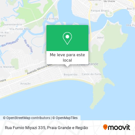 Rua Fumio Miyazi 335 mapa