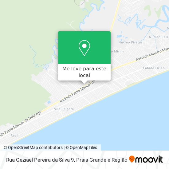 Rua Geziael Pereira da Silva 9 mapa