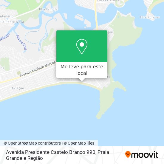 Avenida Presidente Castelo Branco 990 mapa