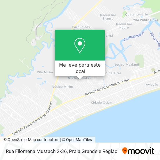 Rua Filomena Mustach 2-36 mapa